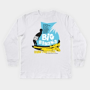 Big Banana Surf Kids Long Sleeve T-Shirt